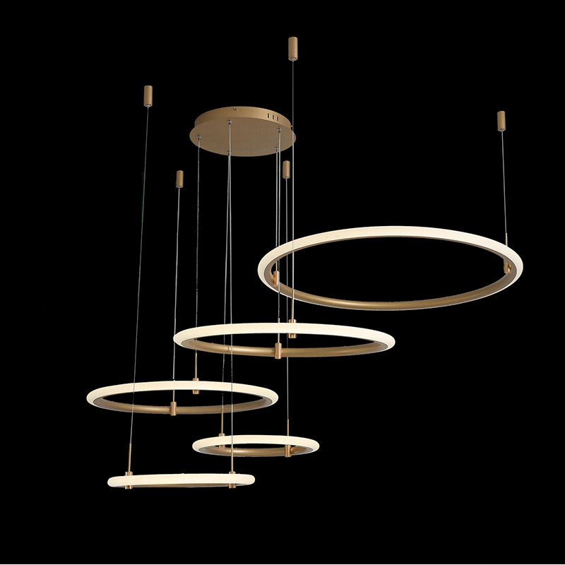 L-001-01-002 Luxury Shell-Inspired Ring Chandelier Series｜Customizable Premium Edition