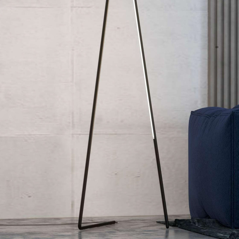 L-009-01-1-EL-SJ Series Luxury Aluminum Triangle Floor Lamp｜Customizable Premium Edition