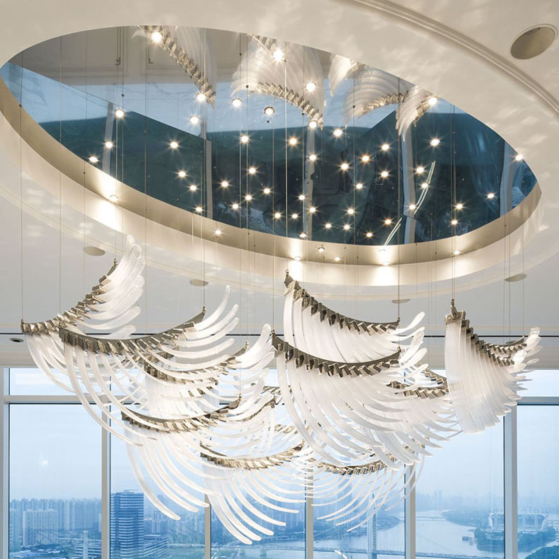 L-001-06-H097 Luxury Art Wing Chandelier｜Customizable Premium Edition