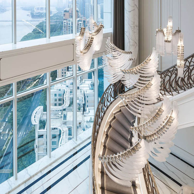 L-001-06-H097 Luxury Art Wing Chandelier｜Customizable Premium Edition