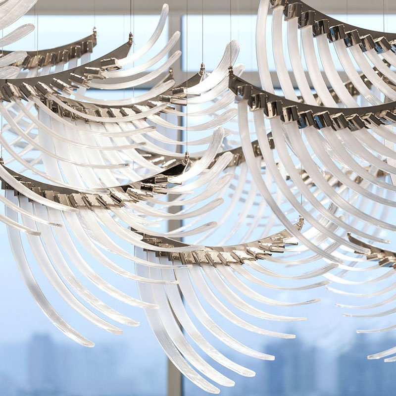 L-001-06-H097 Luxury Art Wing Chandelier｜Customizable Premium Edition