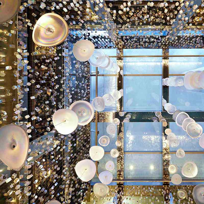 L-001-06-H124 Luxury Art Disc Chandelier｜Customizable Premium Edition