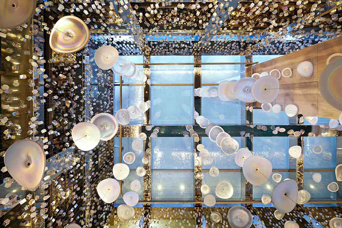 Hotel Pool Area Art Installation Light Hotel Pool Area Art Installation Light