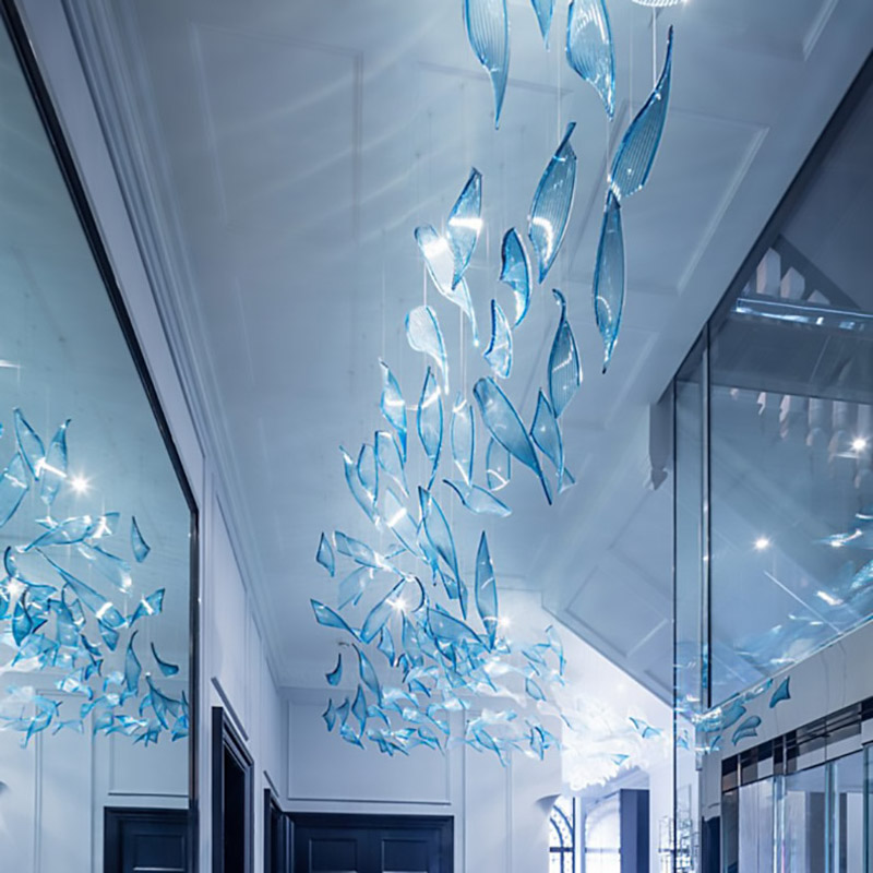 L-001-06-H128 Luxury Art Fish Chandelier｜Customizable Premium Edition