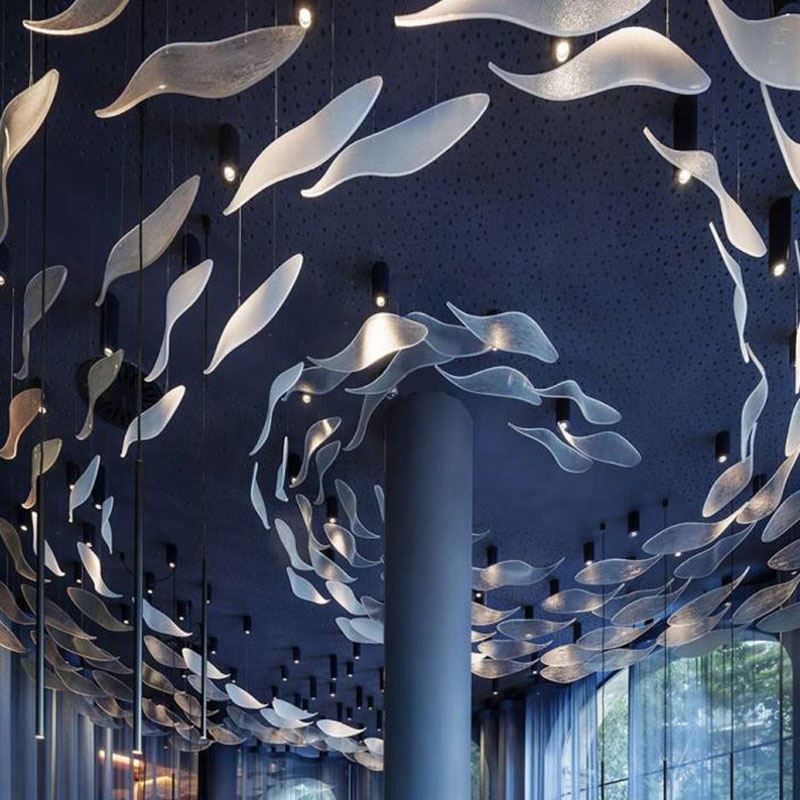 L-001-06-H131 Luxury Art Flow Chandelier｜Customizable Premium Edition