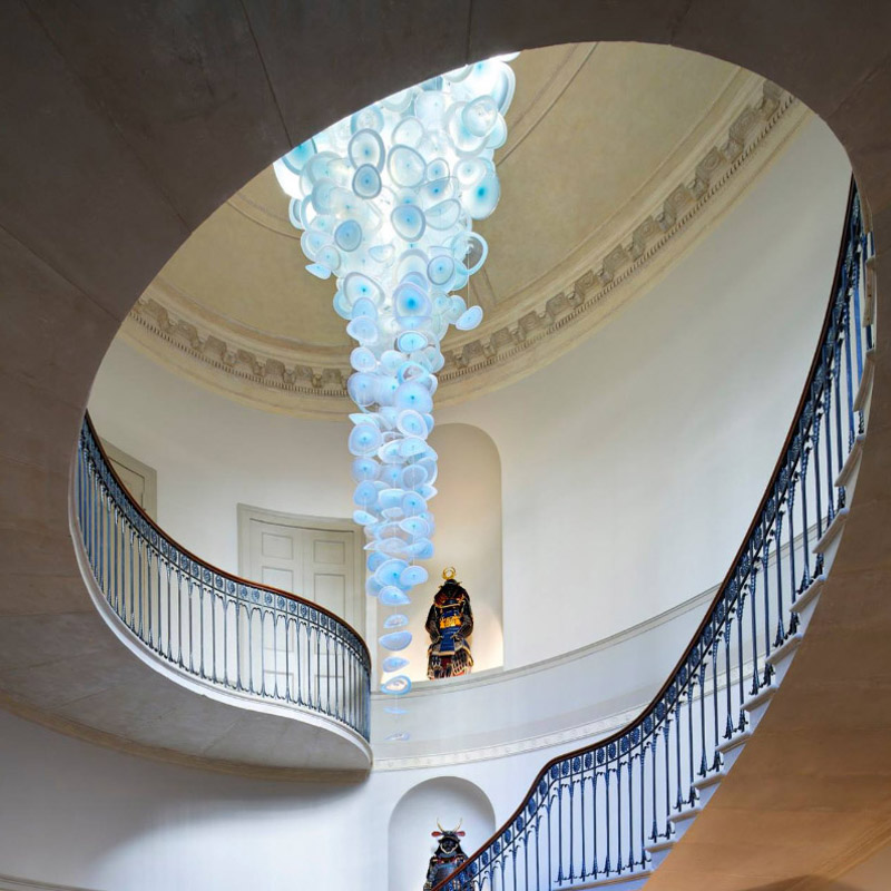 L-001-06-H139 Luxury Art Ripple Chandelier｜Customizable Premium Edition