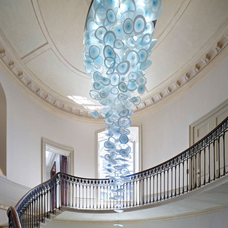 L-001-06-H139 Luxury Art Ripple Chandelier｜Customizable Premium Edition