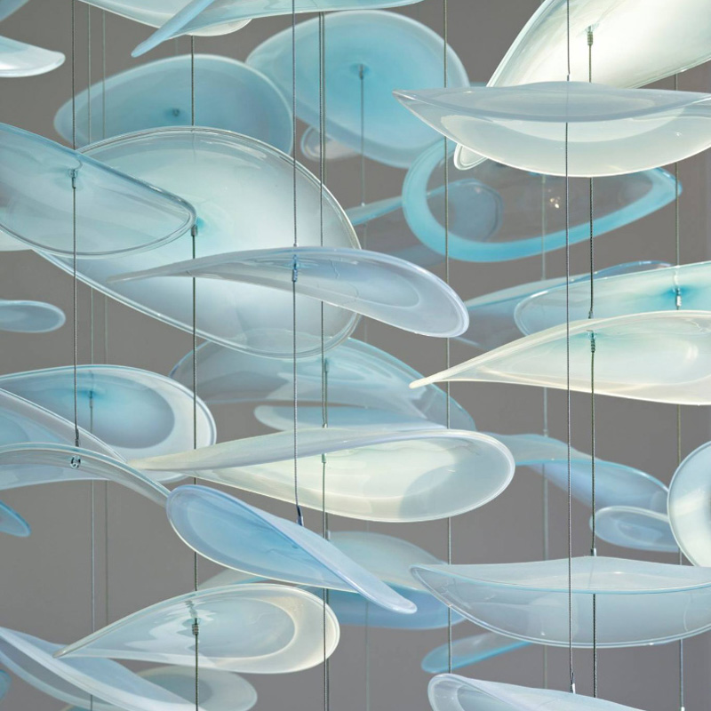 L-001-06-H139 Luxury Art Ripple Chandelier｜Customizable Premium Edition
