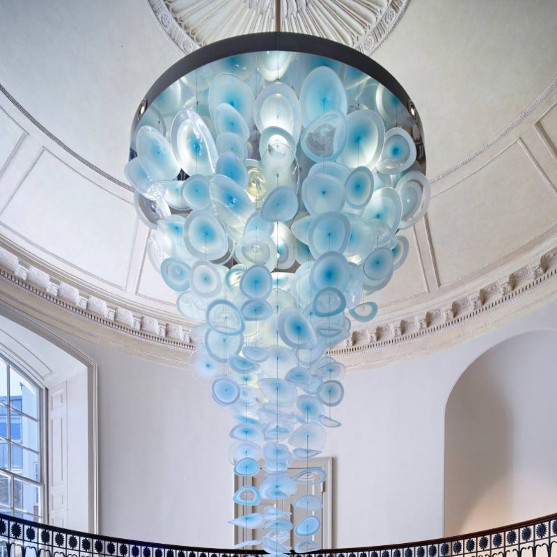 L-001-06-H139 Luxury Art Ripple Chandelier｜Customizable Premium Edition