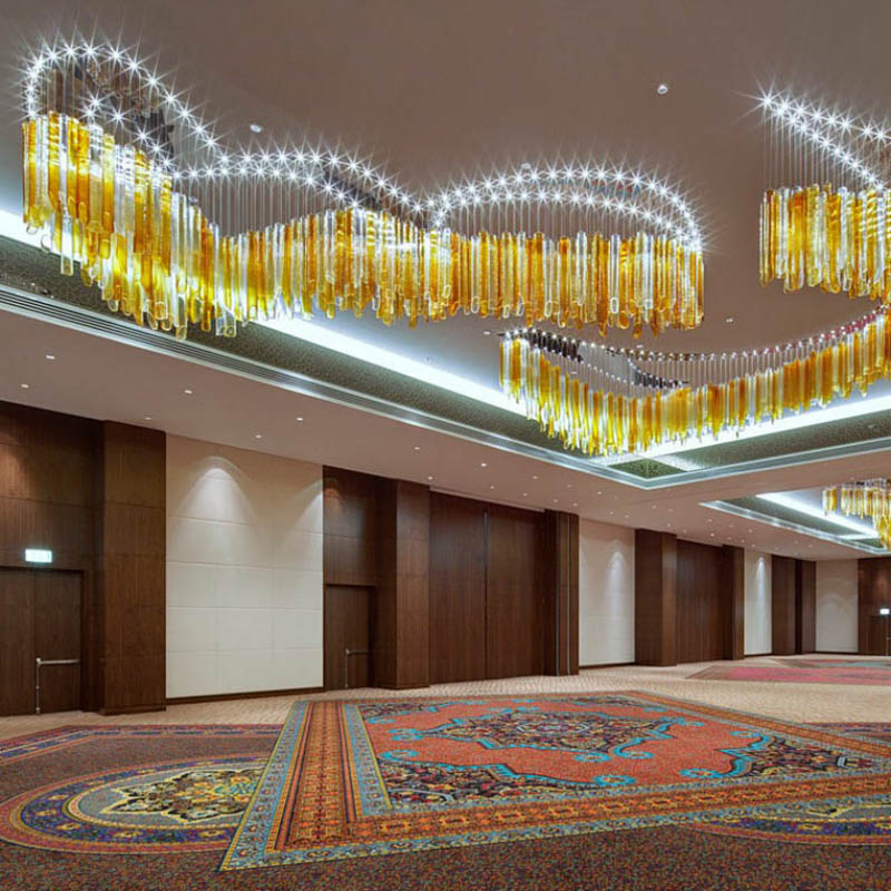 L-001-06-H161 Luxury Art Golden Flow Chandelier｜Customizable Premium Edition