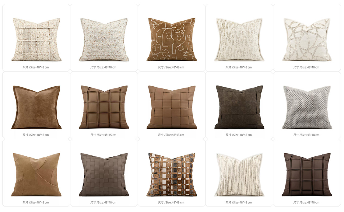 Caramel Brown Italian Luxury Throw Pillow Caramel Brown Italian Luxury Throw Pillow