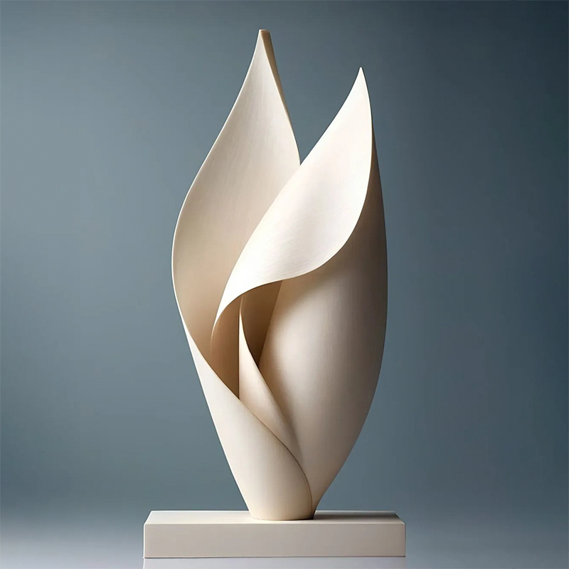 S-068-08-D003 Abstract Bud-Form Art Sculpture