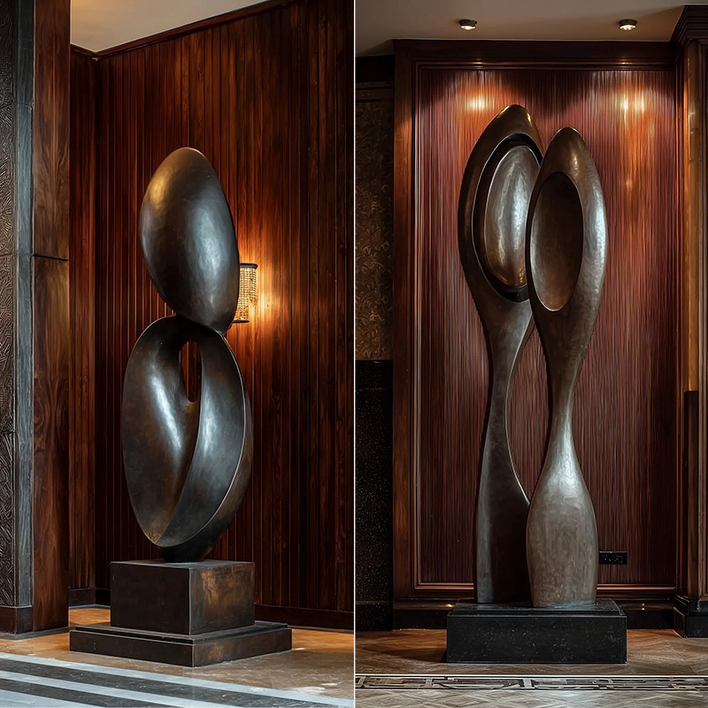 S-068-08-D006 win Ellipse Bronze Art Sculpture