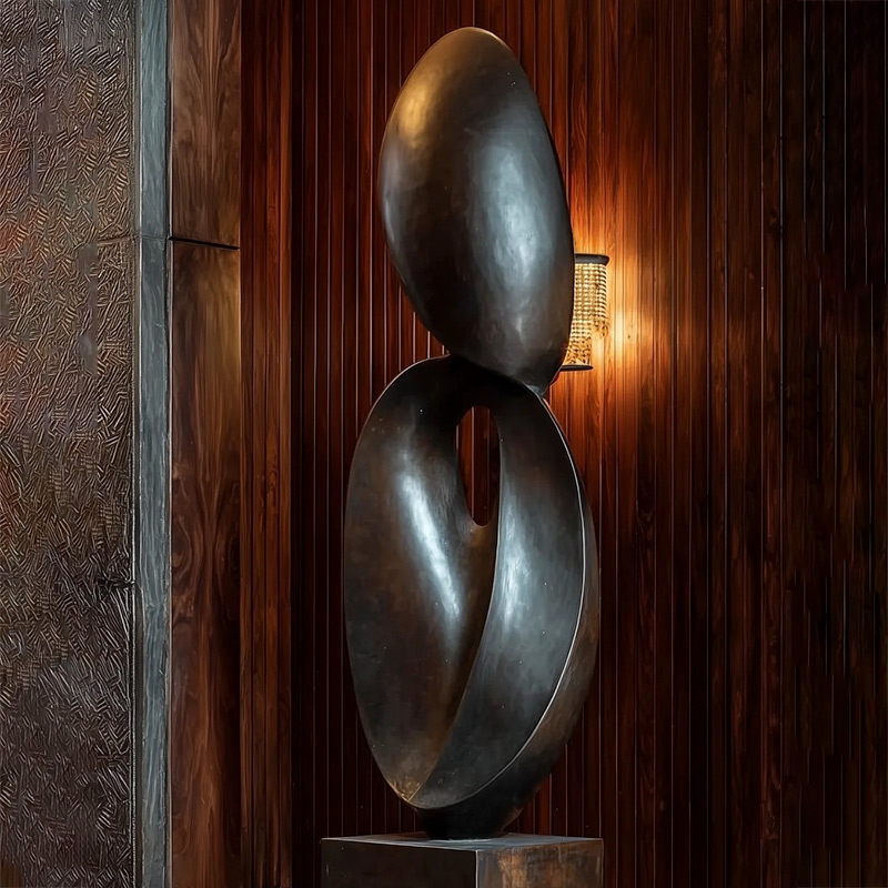 S-068-08-D006 win Ellipse Bronze Art Sculpture