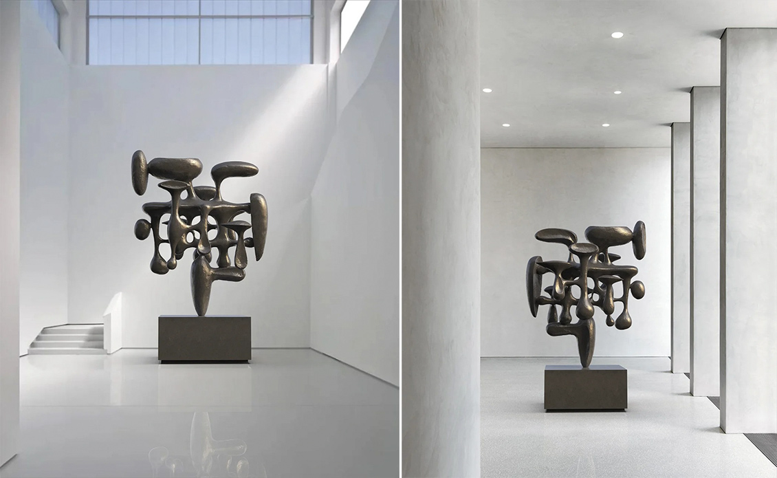 Organic Form Bronze Sculptures