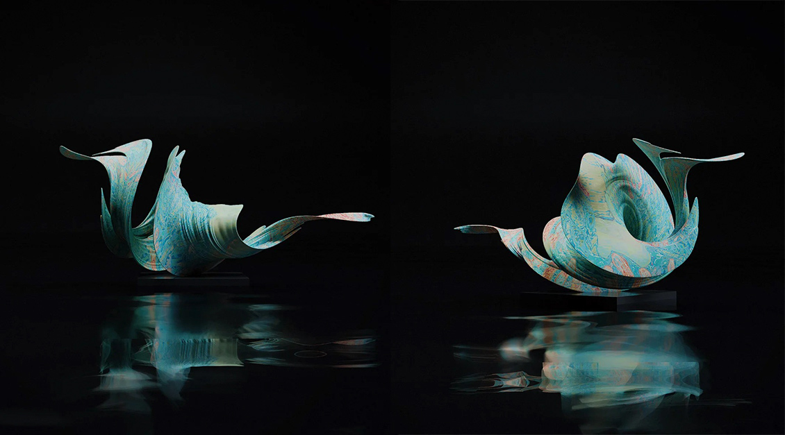 Fluid Curve Art Installations