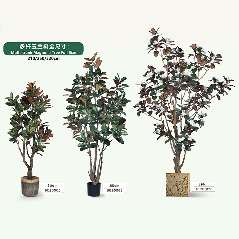 Z-048-01-1-009 Multi-Style Artificial Magnolia Tree｜Customizable Factory OEM/ODM
