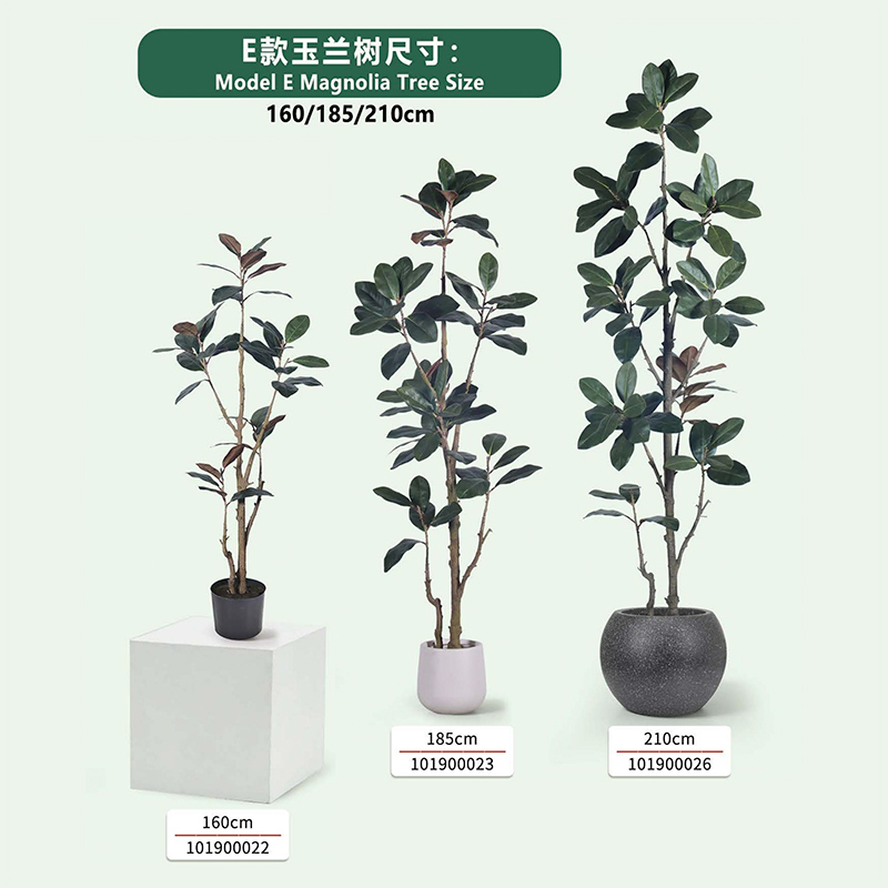 Z-048-01-1-009 Multi-Style Artificial Magnolia Tree｜Customizable Factory OEM/ODM