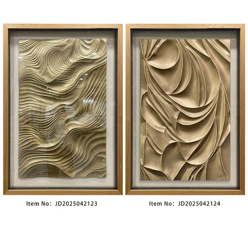 O-121-01-1-003 Luxury Water Ripple & Metal 3D Artwork Series｜Customizable Premium Edition