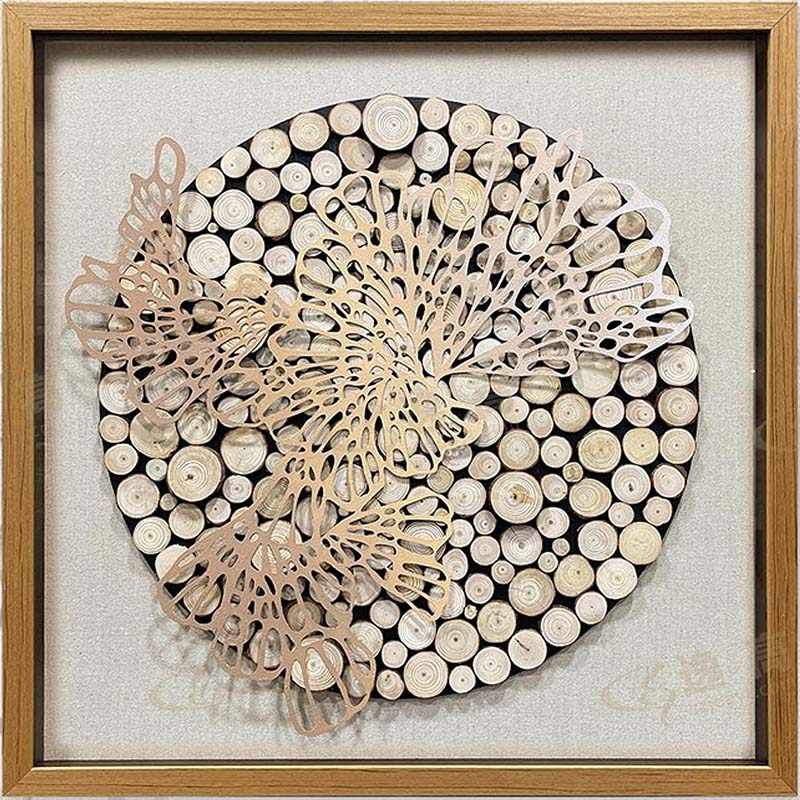 O-121-01-1-004 Modern Textured & Geometric Installation Artwork Series｜Customizable Premium Edition