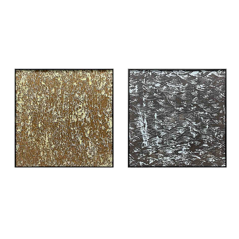 O-121-01-1-004 Modern Textured & Geometric Installation Artwork Series｜Customizable Premium Edition