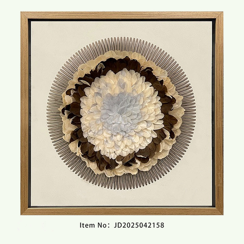 O-121-01-1-005 Natural Textured & Petal Installation Artwork Series｜Customizable Premium Edition