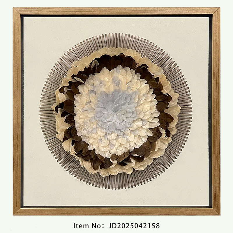 O-121-01-1-005 Natural Textured & Petal Installation Artwork Series｜Customizable Premium Edition