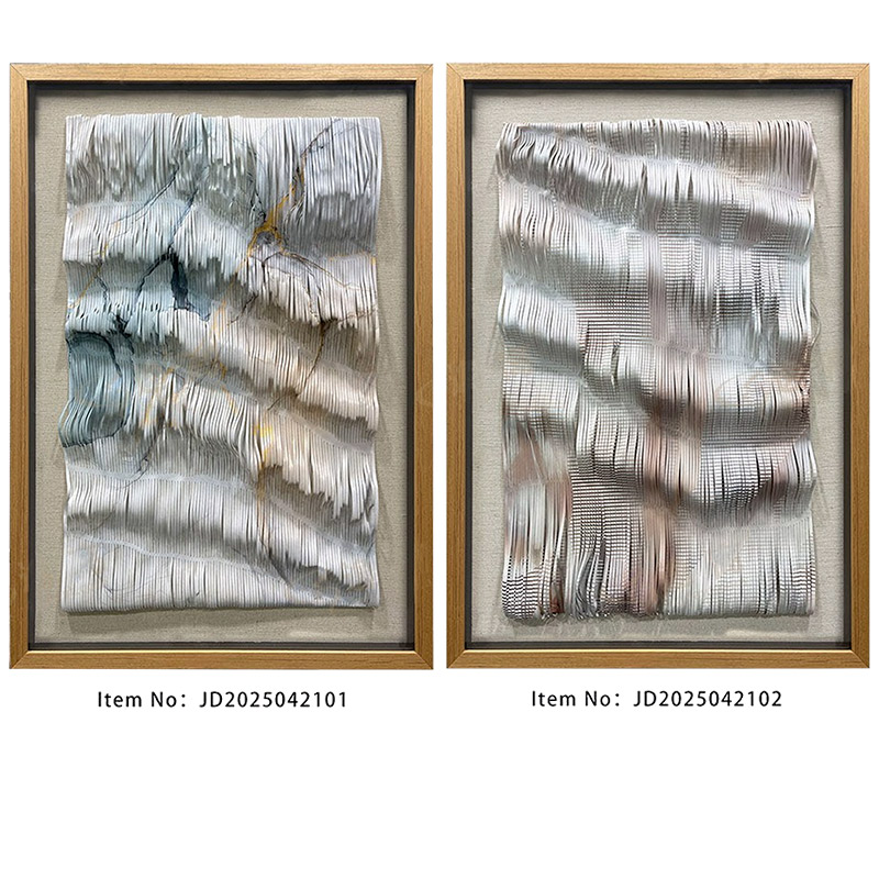 O-121-01-1-007 Luxury Gradient Textured Installation Artwork Series｜Customizable Premium Edition