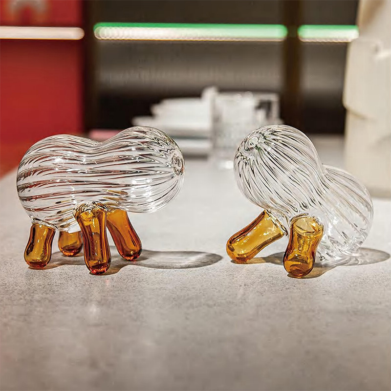 O-125-03-2-BJ21111007 Creative Peanut-Shaped Glass Storage Series｜Customizable Premium Edition