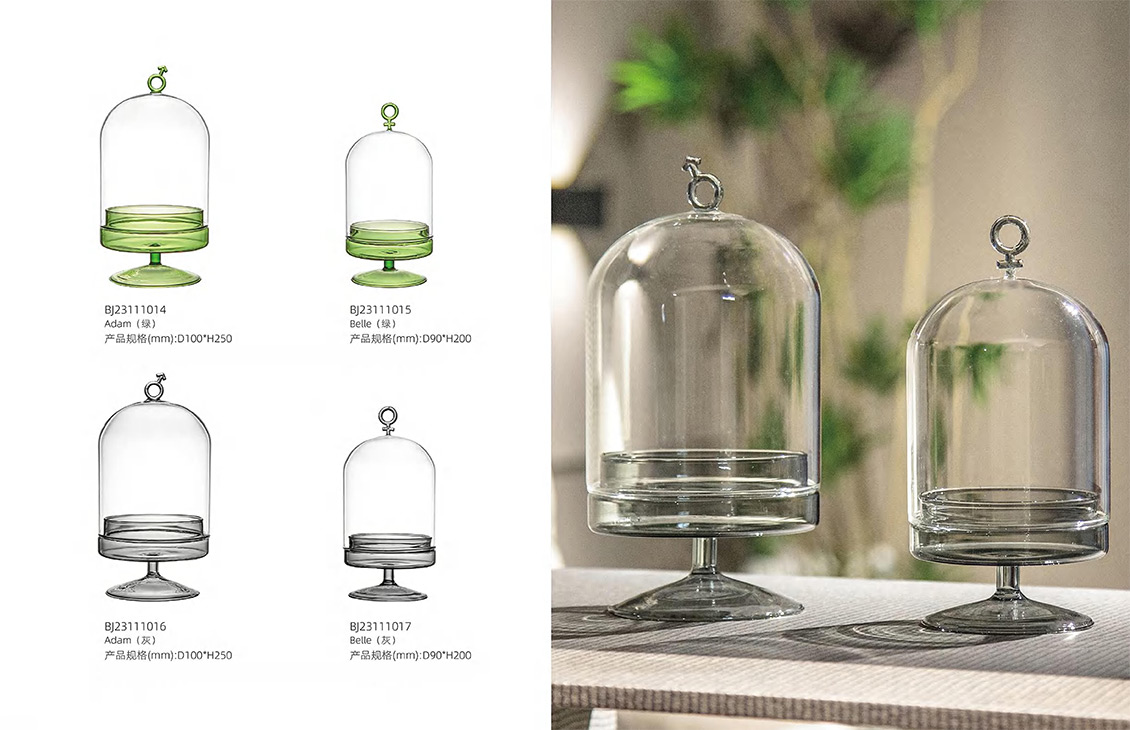 Luxury Glass Cloche Ornament Luxury Glass Cloche Ornament