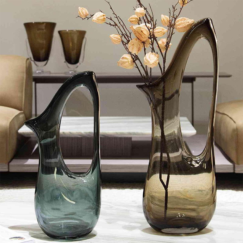 O-125-03-2-BJ24115017 Luxury Glass "Uplift" Vase Series｜Customizable Premium Edition