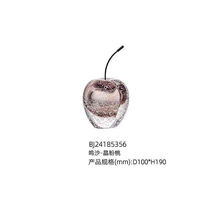 O-125-03-2-BJ24185341 Luxury Glass "Fruit" Sculpture Series｜Customizable Premium Edition