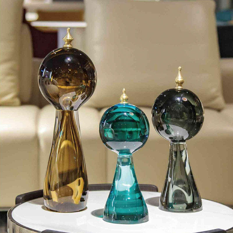 O-125-03-2-BJ25185011 Luxury Glass "Celestial Realm" Sculpture Series｜Customizable Premium Edition