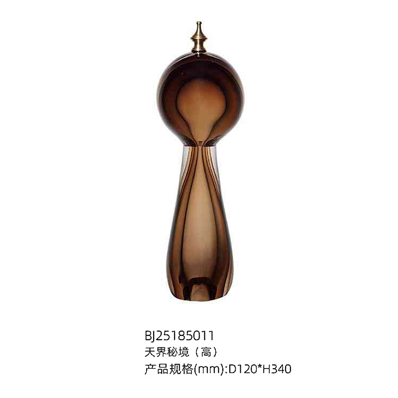 O-125-03-2-BJ25185011 Luxury Glass "Celestial Realm" Sculpture Series｜Customizable Premium Edition