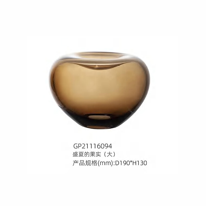 O-125-03-2-GP21116094 Luxury Glass "Summer Fruit" Sculpture Series｜Customizable Premium Edition