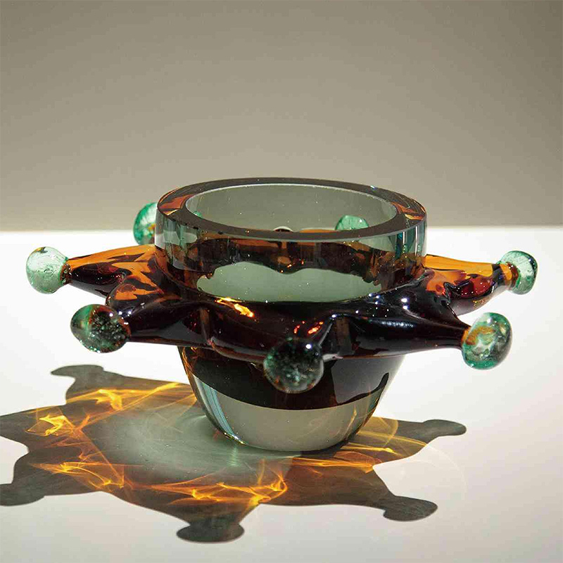 O-125-03-2-GP24185197 Luxury Glass "Star" Fruit Bowl Series｜Customizable Premium Edition