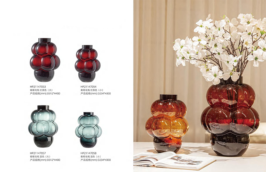 Luxury Bubble Glass Vase