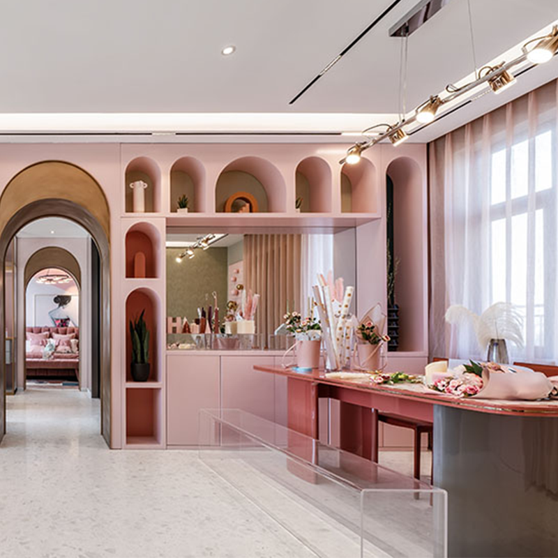 Jintai Central Park | Gentle & Dreamlike Interior Design for the Modern Lady