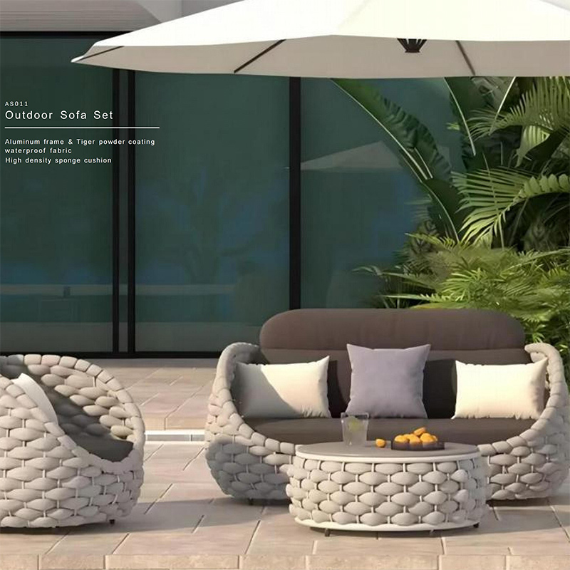 AS011-Hotel Resort Outdoor Lounge Sofa