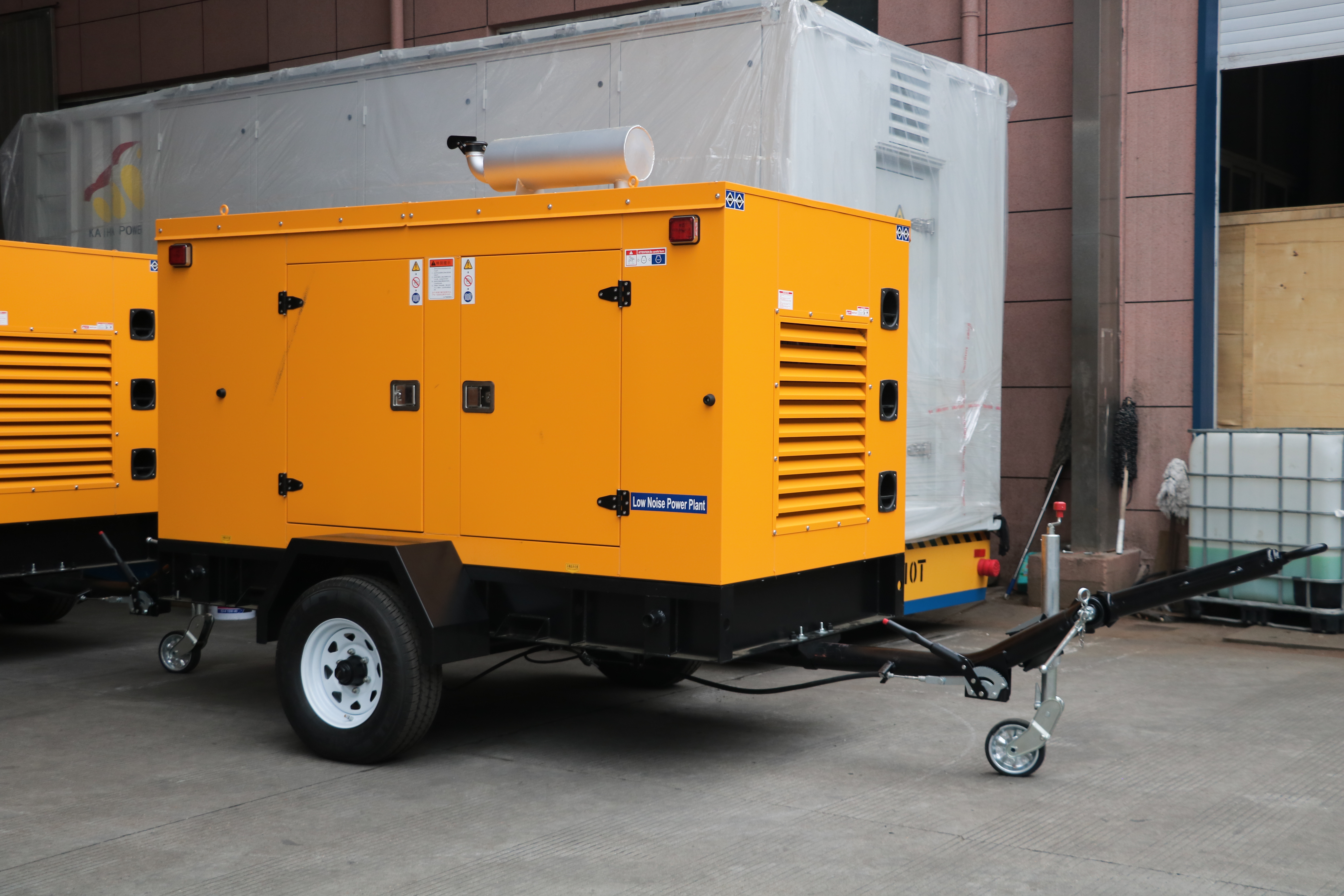 Gruppi elettrogeni diesel mobili su rimorchio Weichai da 10 kVA a 2500 kVA