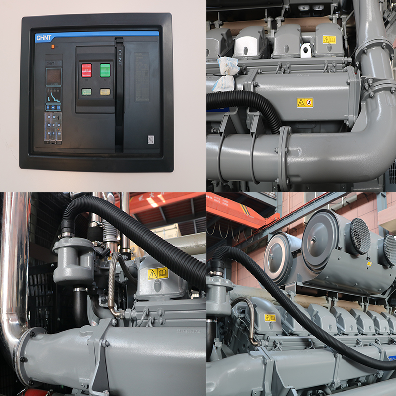Perkins open diesel generator set