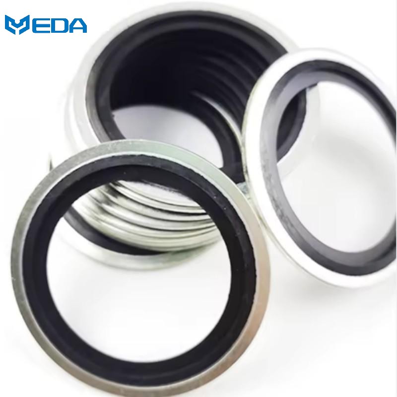 Metal-bonded rubber seal Metal-bonded rubber seal