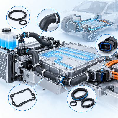 How Rubber Components Support EV Thermal Management Systems