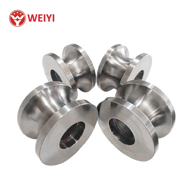 Round tube mould for steel tube mill