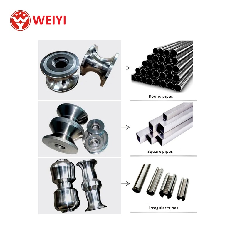 Rolls for tube mill
