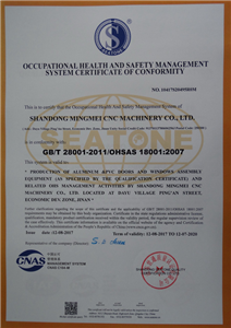 Health and Safety Certification