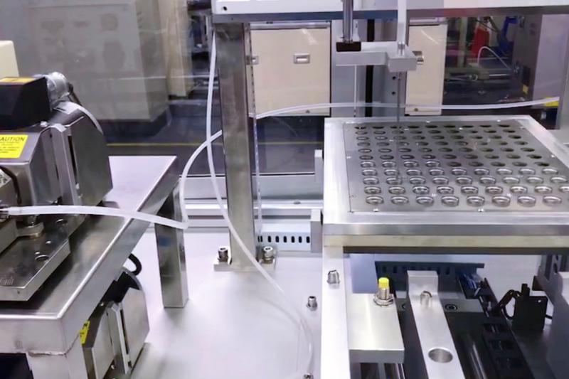 Coin cell filling system Coin cell filling system