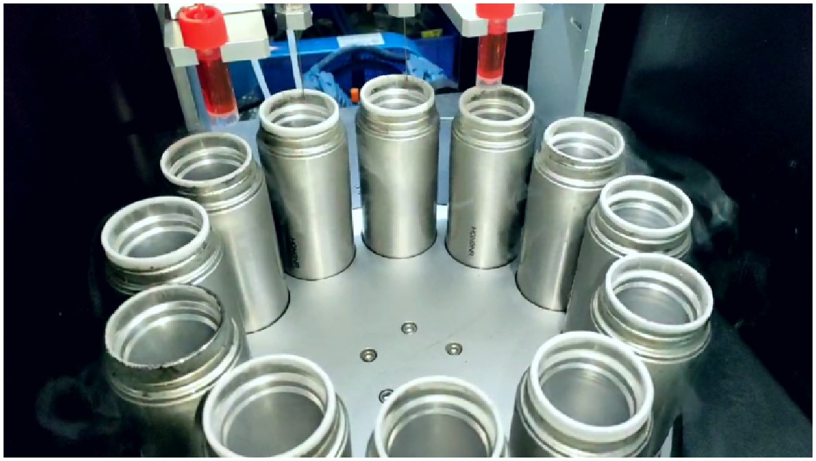 Liquid Nitrogen Bead Dispensing System