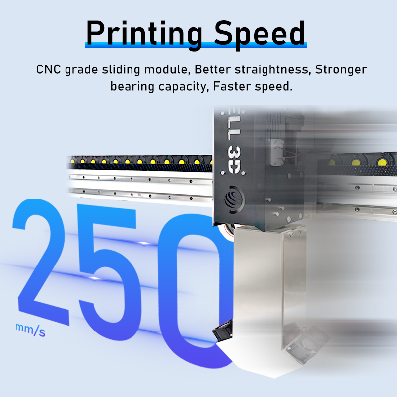 High Speed Plastic Pellet 3d Printer
