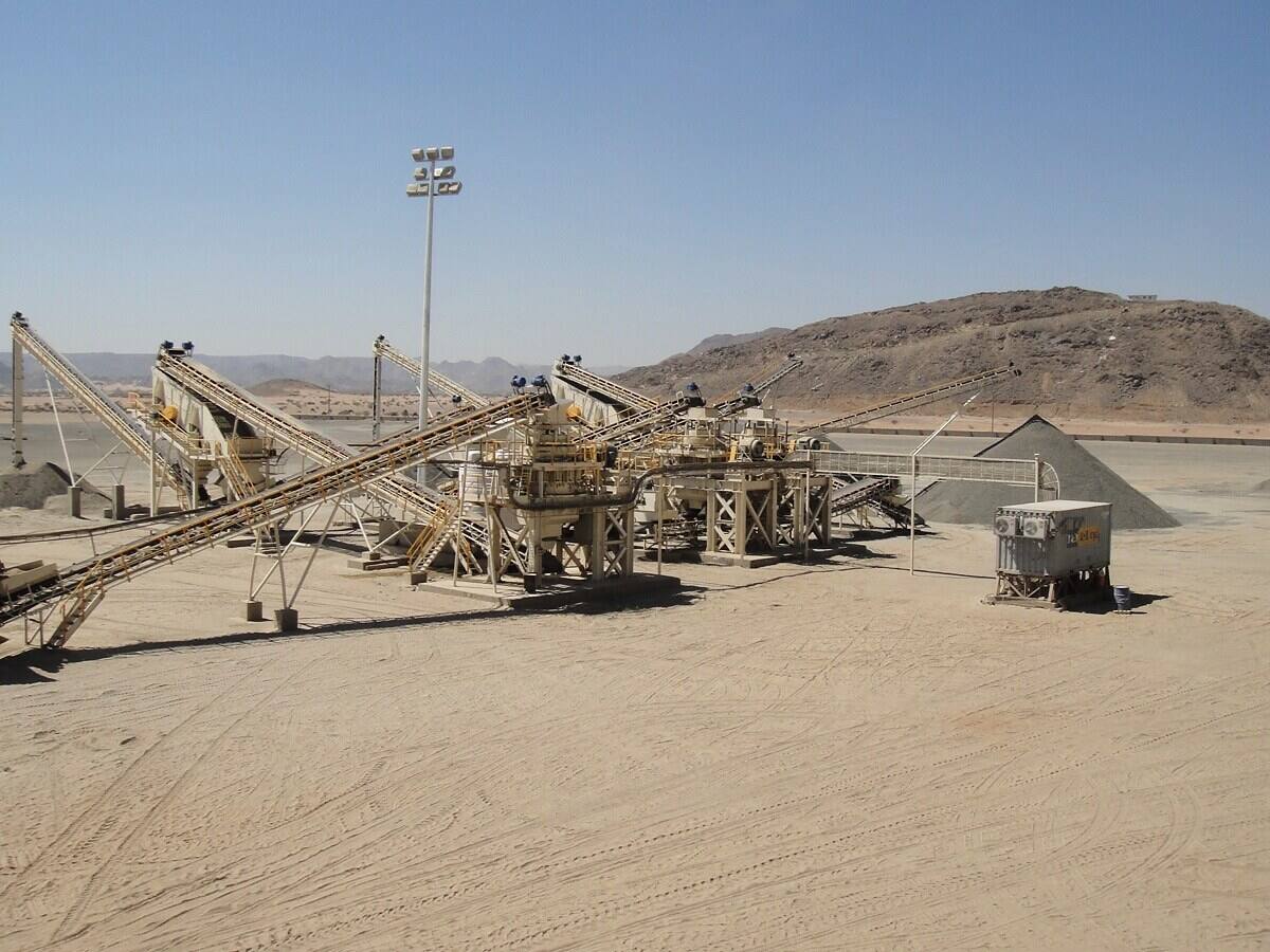 500 TPH Granite Aggregate Line in Togo, West Africa